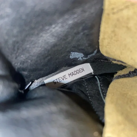 Steve Madden women’s Troopa leather lace up combat boots — size 8 - Picture 6 of 7